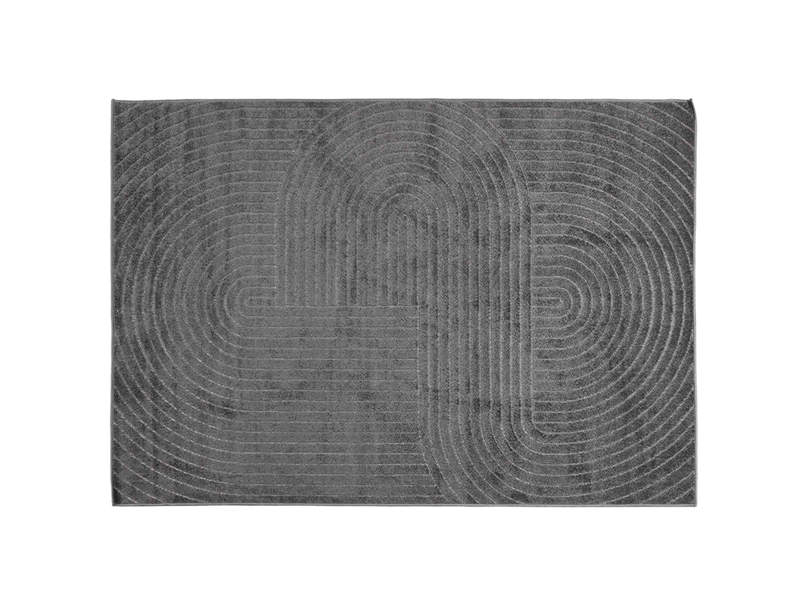 Alfombras De Área Palmeras Antracita 280 X 200 Cm Poliéster