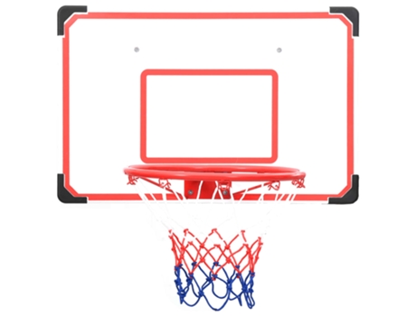 vidaXL Set de canasta de baloncesto de pared cinco piezas