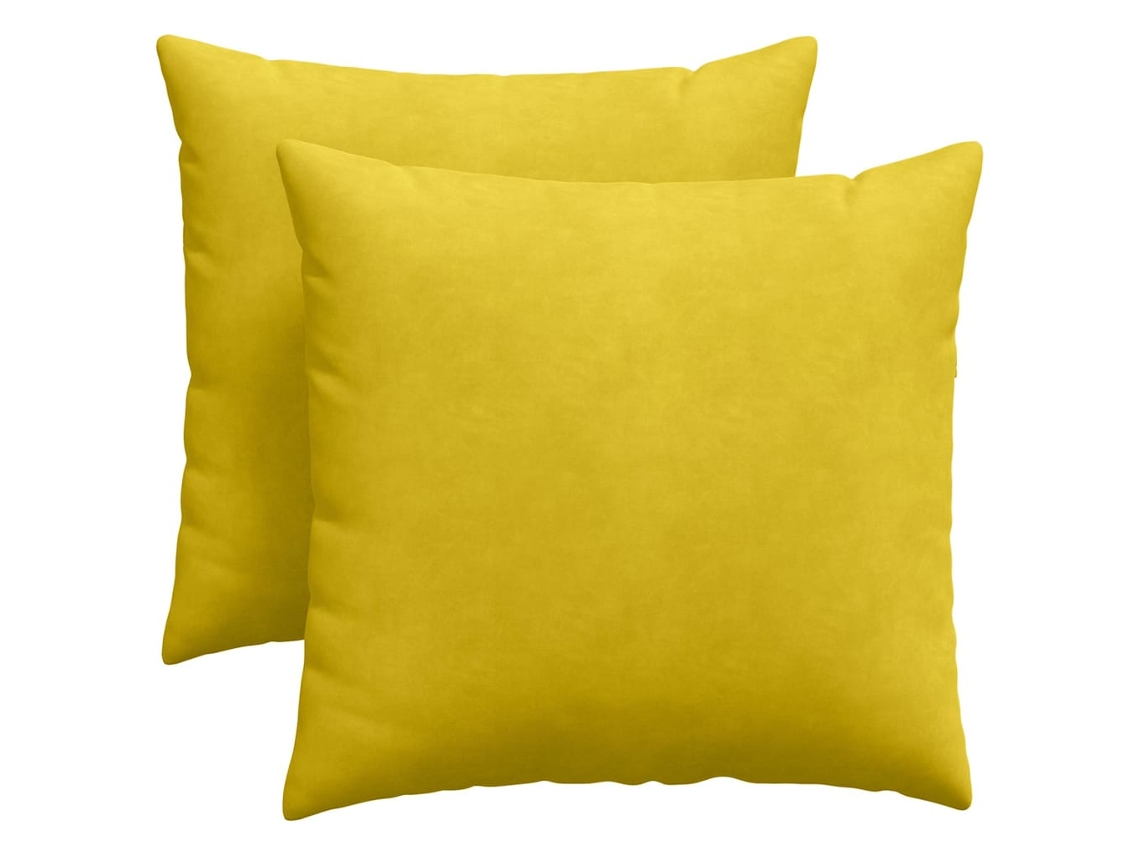 Cojines para sofá, 2 unidades, cojín grande para sofá, amarillo, 45x45cm HARLANV1