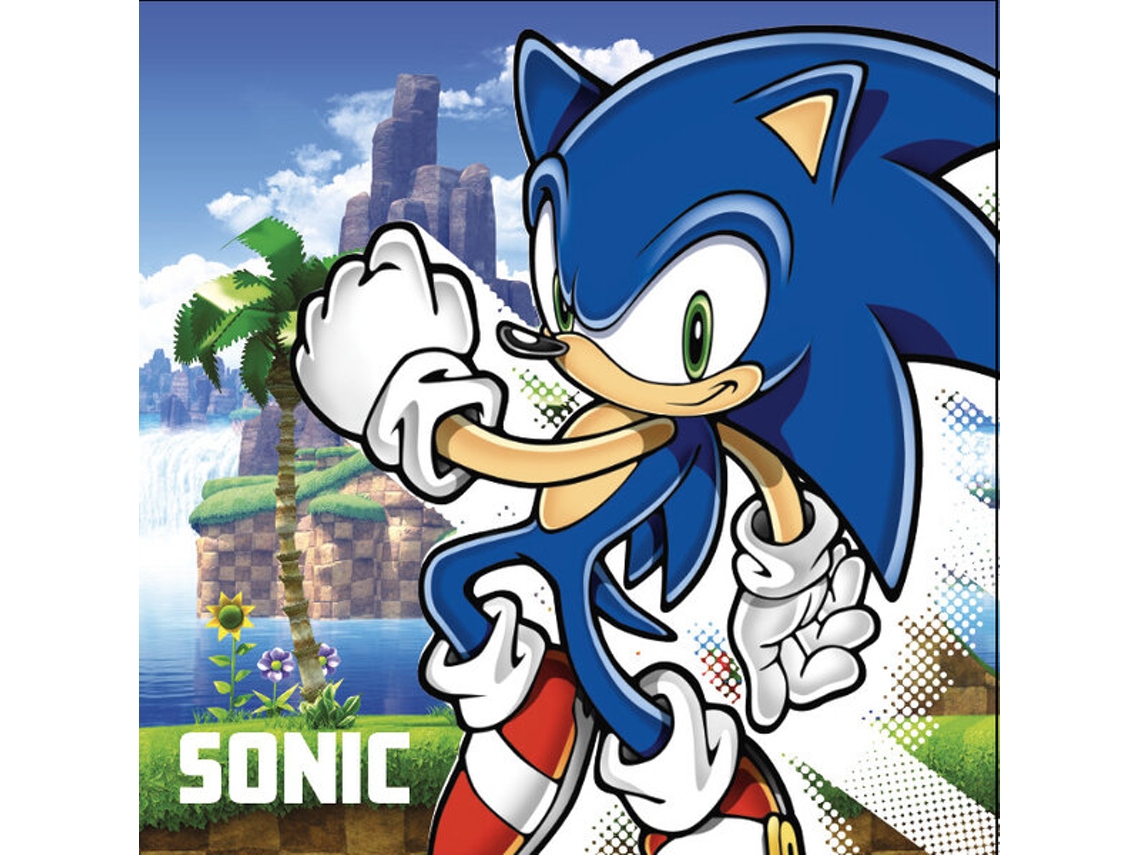 Toalla Infantil Sonic The Hedgehog Island Sonic The Hedgehog 30x30cm