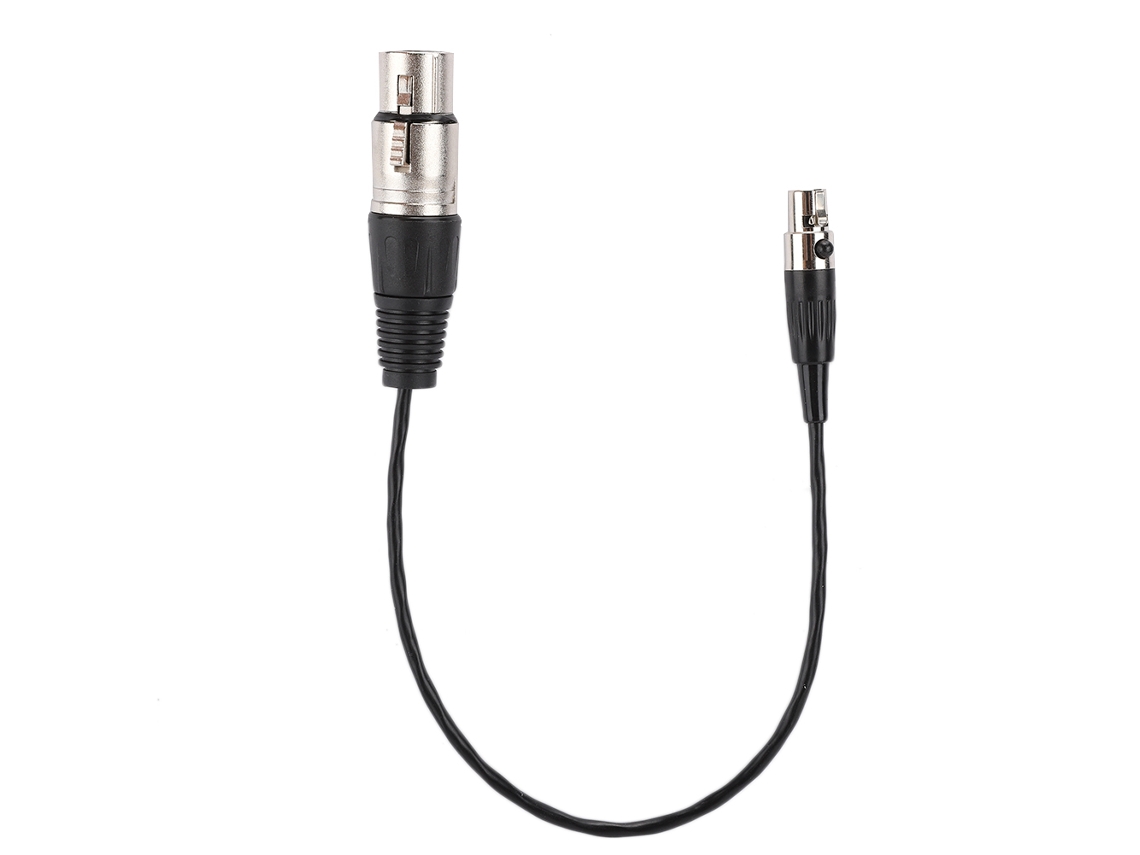 Cable mini XLR de 3 pines hembra a XLR de 3 pines hembra, conexión estándar para micrófonos en cámaras/SLR