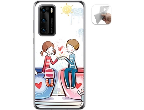 Carcasa Huawei P40 TUMUNDOSMARTPHONE Café Multicolor
