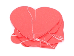 Guirnalda De Corazones Rojos De 6 Piezas Para Decoración De Bodas Y San Valentín