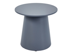Mesa De Centro Nyd Redonda Mdf 44x40cm - Azul Grisáceo [EN.CASA]