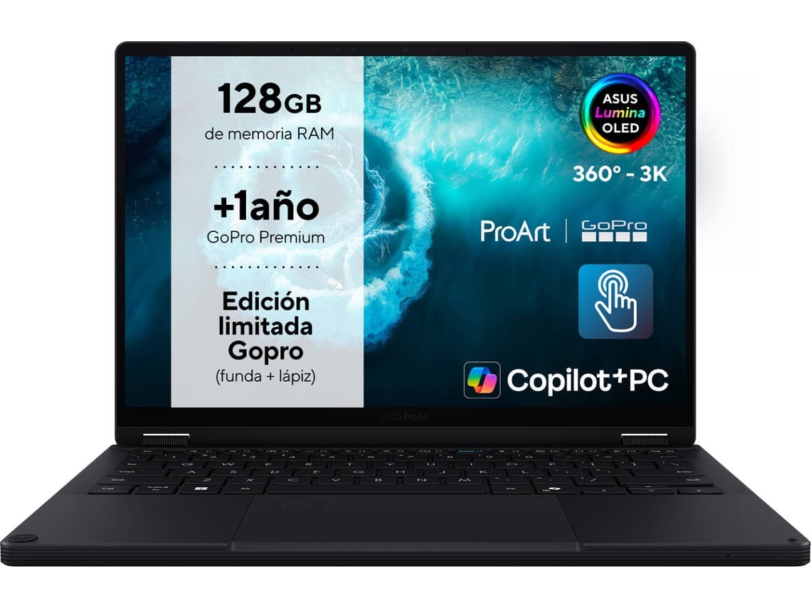 Portátil ASUS ProArt PX13 OLED HN7306EAC-LX084W Copilot+ PC (13.3'' - AMD Ryzen Al Max+ 395 - RAM:128 GB - 2 TB SSD - AMD Radeon Graphics)