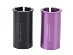 Adaptador De Tija De Sillín De Aluminio Cnc De 25,4-31,6 Mm Para Bicicleta Con Revestimiento Texturizado.