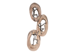 ORIGEN Home Decor Figuras trepando tronco Varios Figura de Persona Marrón - 42x15x7cm