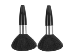 Pincel Para Eliminar Pelo Cortado Suave Con Mango Largo Ideal Para Peluquerías Y Uso Hogar 2 Unidades