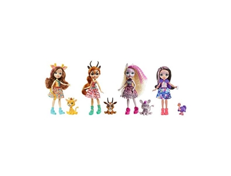Set de figuritas de juguete ENCHANTIMALS Savanna