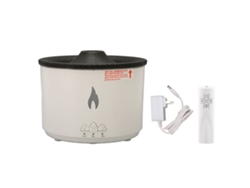 Difusor De Aire Con Llama Humidificador De Oficina Mesa Control Remoto Apagado Automático 2h 8h Seguro