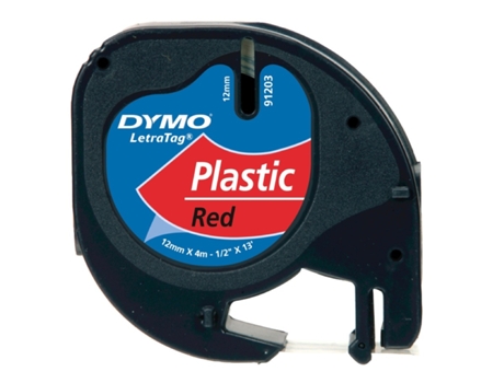 Cinta Laminada DYMO 12mm LetraTAG Plastic tape