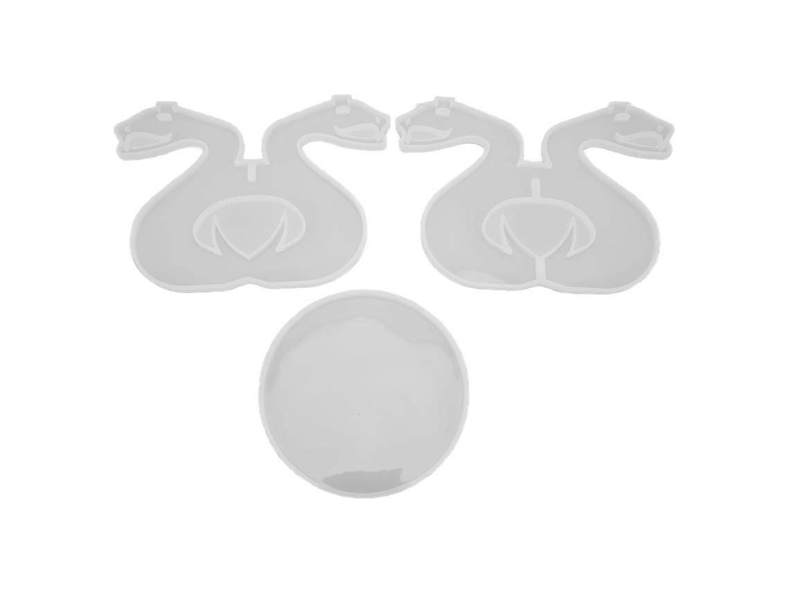 Molde de silicona transparente para agarraderas reutilizables para hacer agarraderas.