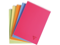 Bloc de Notas Espiral CLAIREFONTAINE Linicolor Din A4 Forrado