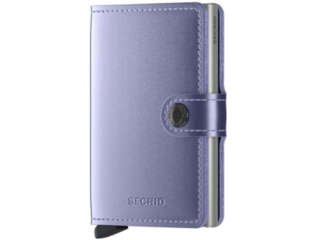 Cartera Miniwallet Metallic Lila