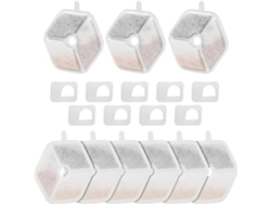 Juego De 9 Filtros Y Esponjas Para Bebederos Para Gatos Y Perros. Accesorios De Repuesto Para Eliminar