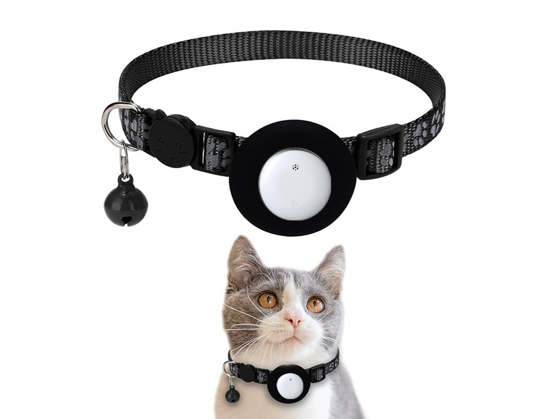 Rastreador De Animales, Localizador Global Gps Antipérdida Compatible Con Dispositivos Android Y Apple (negro) Cuich