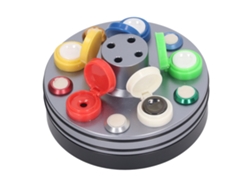 Caja giratoria para relojes (cinco colores, acero aleado)