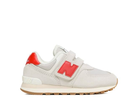 Zapatillas de Niños NEW BALANCE Ante Gris (30)