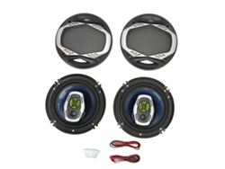Altavoz Coaxial Para Coche De 6,5 Pulgadas, 90 Db, 4 Ohmios, 600 W, Graves Y Agudos.