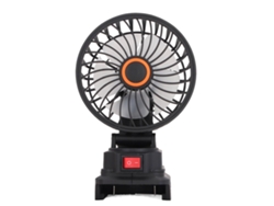 Ventilador portátil de 4 pulgadas con batería BL1840, 18 V, oscilación de 360 grados.