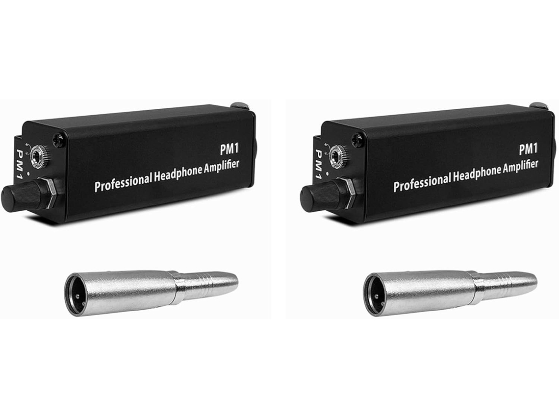2 Convertidores De Amplificador De Auriculares Xlr Profesionales Pm1