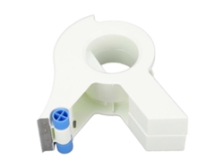 Dispensador de cinta de pintura con cortador de precisión para acabados de pintura.