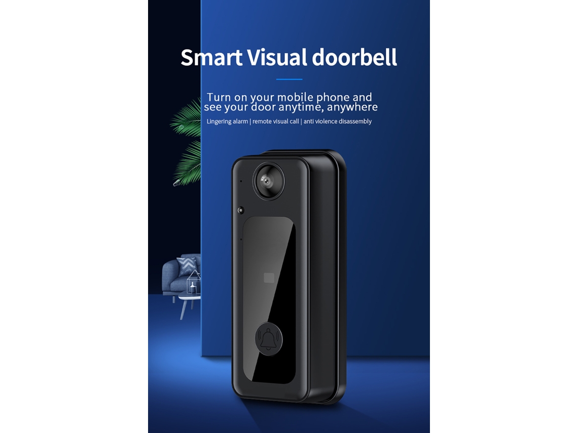 2026horizon-conjunto De Timbre De Puerta Visual Inteligente Wifi Con Intercomunicación Remota Y Angular Ultraamplio 125 Grados