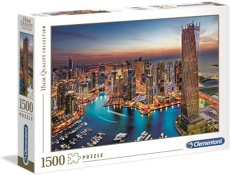 Puzzle CLEMENTONI Hqc Dubai Marina (1500 Piezas - Edad mínima: 3 años)