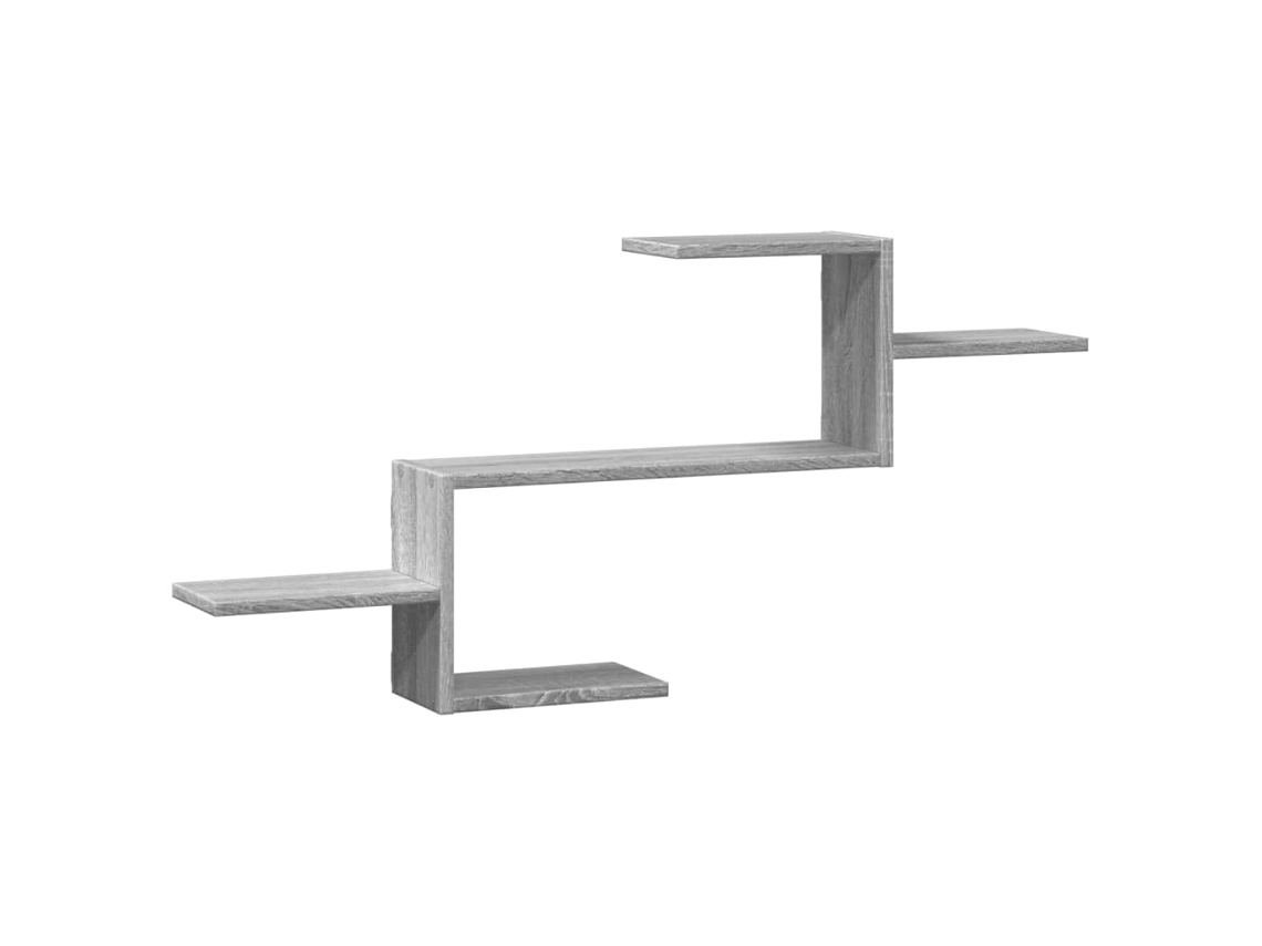 Maison Exclusive - Estante De Pared Madera Ingeniería Gris Sonoma 104x15x49 Cm