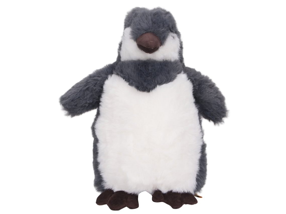 Ats-penguin Peluche Cuto Suave Fluffy Animal De Peluche Muñeco Juguete Para Cumpleaños Niño 9.84in Gris
