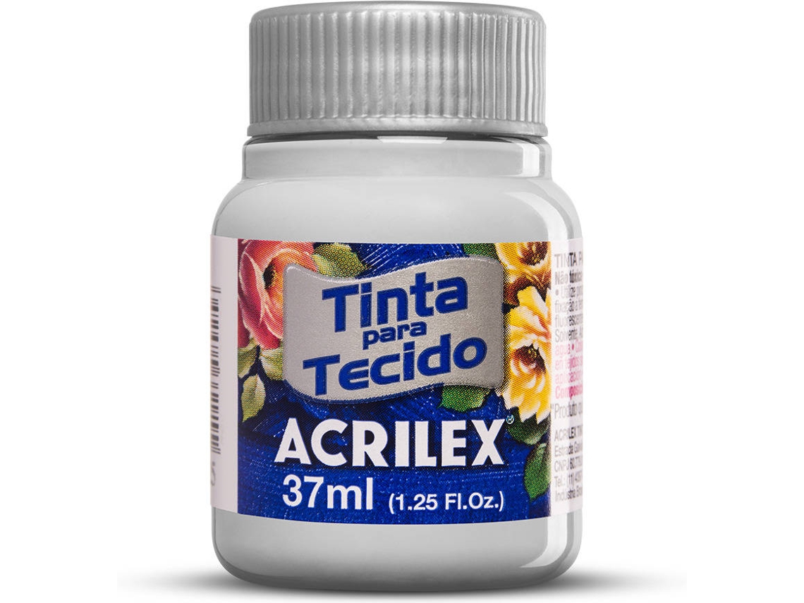 Tinta de Tela Mate Acrilex Gris Claro (04140/627 37ml)