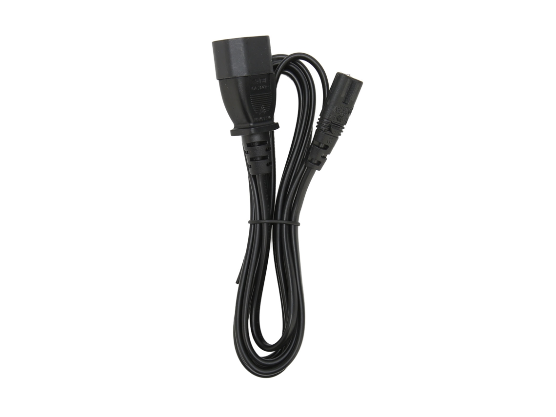 Cabo Adaptador De Energia Iec320 C14 Para C7 Macho-fêmea 2m Para Monitor Lcd Impressora Câmera Digital