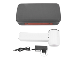 Ventilador turbo portátil de 8000 mAh con enfriamiento rápido y doble voltaje.