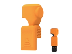 MEOIRUERY Funda Protectora de Silicona para Accesorios Osmo Pocket 3, Funda con Protector de Pantalla y Tapa para Lente 2 en 1
