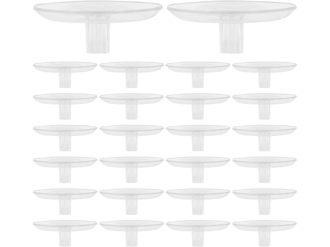 Juego De 40 Soportes Flotantes De Plástico Para Arreglos Florales.