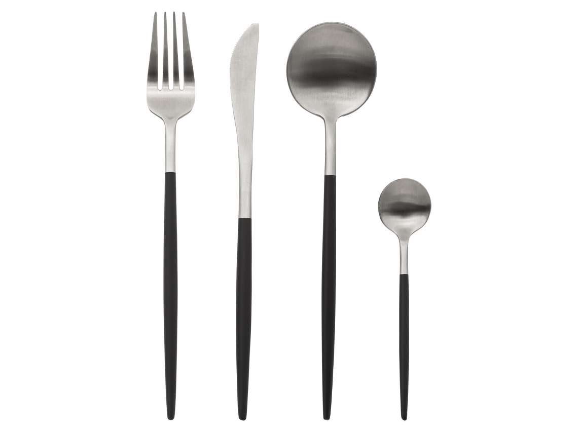 Cubertero Ida de acero inoxidable de 24 piezas - SG SECRET DE GOURMET