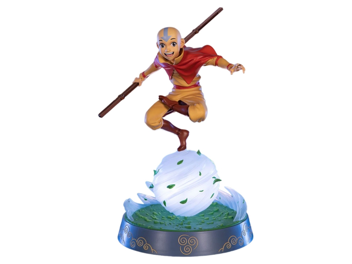 Figura First 4 Figures AVATAR The Last Airbender Aang Estatua de PVC Edición iluminada
