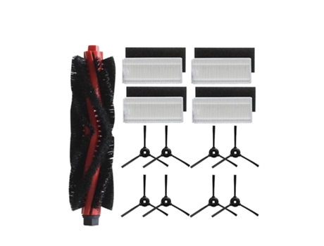 Escova de rolo principal escovas laterais filtros para lefant m301 m201 m520