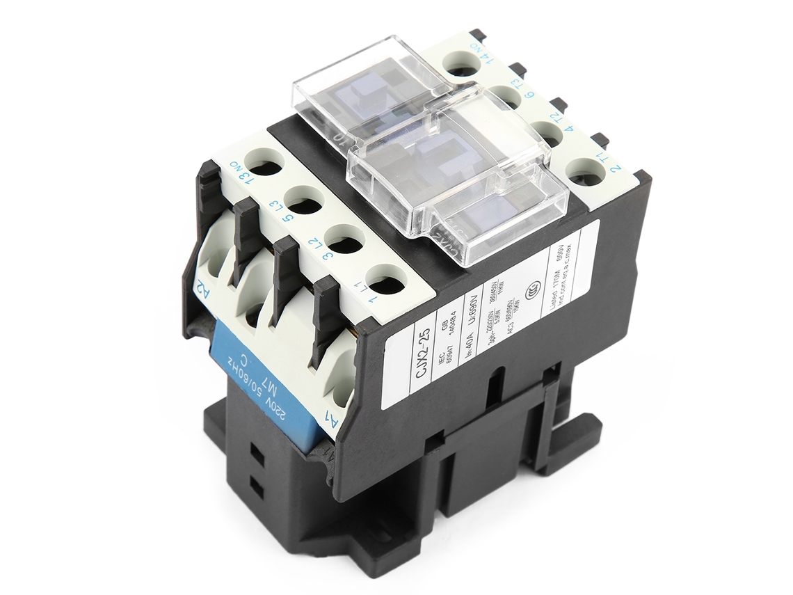 Contactor eléctrico industrial de alta sensibilidad Cjx2 2510 para CA, 25 A