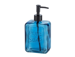Dispensador de Jabón Wenko Pure Soap 550 ml Azul Vidrio