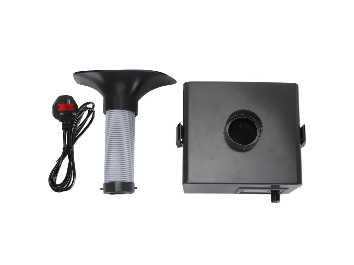 Extractor de humos de soldadura de 3 etapas, 150 W, 110-240 V, enchufe británico.