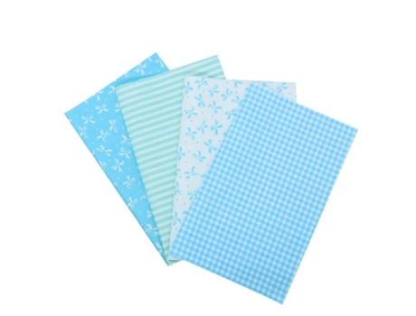 Telas De Coser Estampadas De Tela De Algodón Para Costuras De Restos (K-8Pcs 25X20Cm)