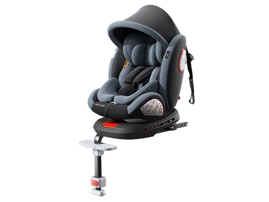Silla de seguridad infantil, cinturón de 5 puntos, instalación Isofix, Dpc007 Gris OEM