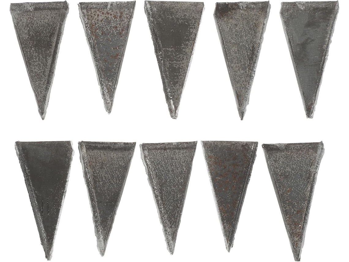 20 Cuñas De Fijación De Herramientas Triangulares De Acero Piezas De Carbono Cuña Compacta Para