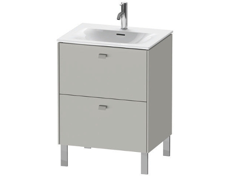 Pedestal de lavabo DURAVIT Brioso vertical 62,0 x 47,9 cm 2 cajones incl. recorte de sifón y delantal para lavabo Viu 234463