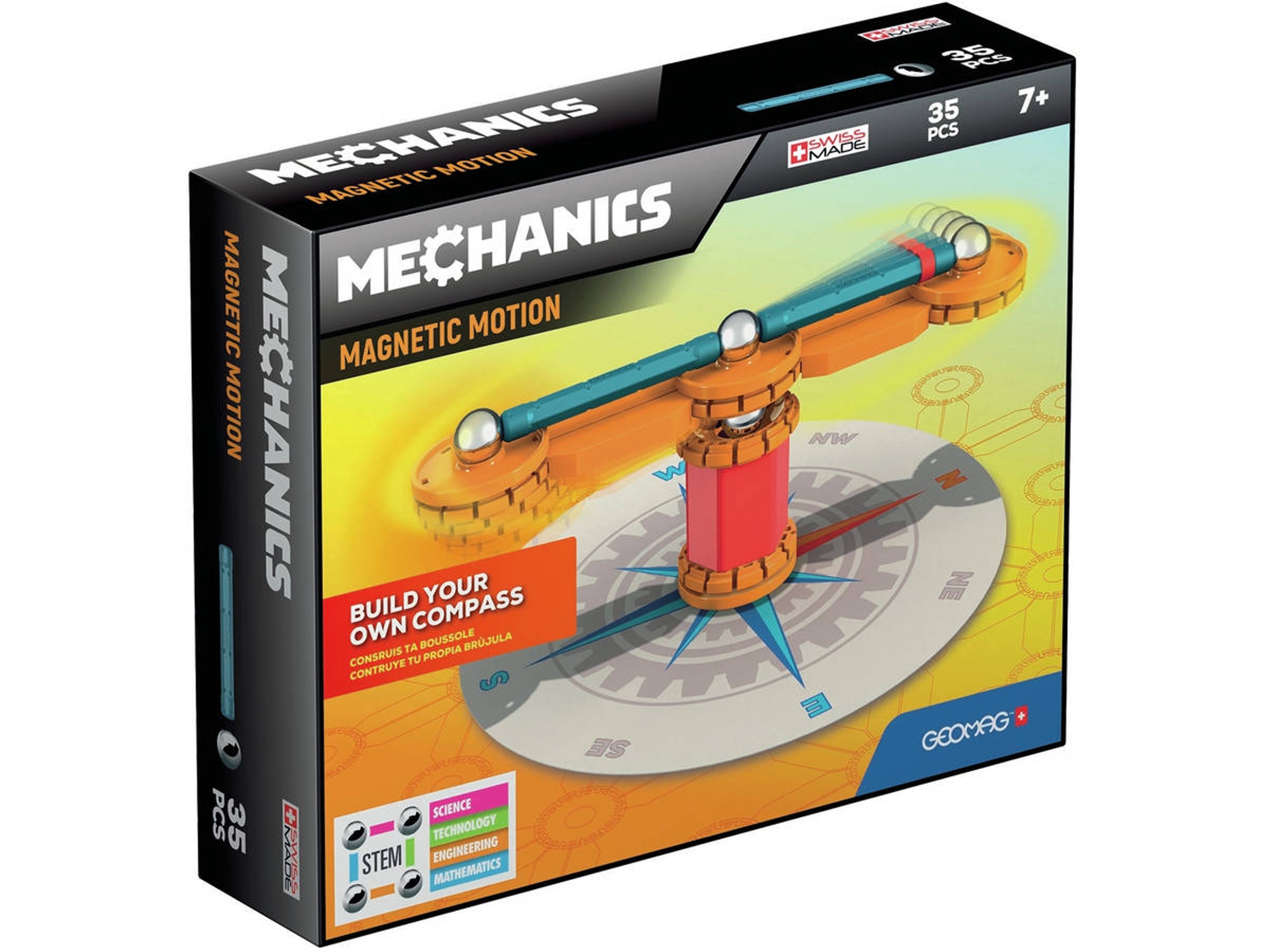 Brinquedo de íman de neodímio GEOMAG Compass 35