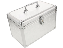 Caja De Herramientas Aluminio Portátil Resistente Mecanismo Bloqueo Fácil