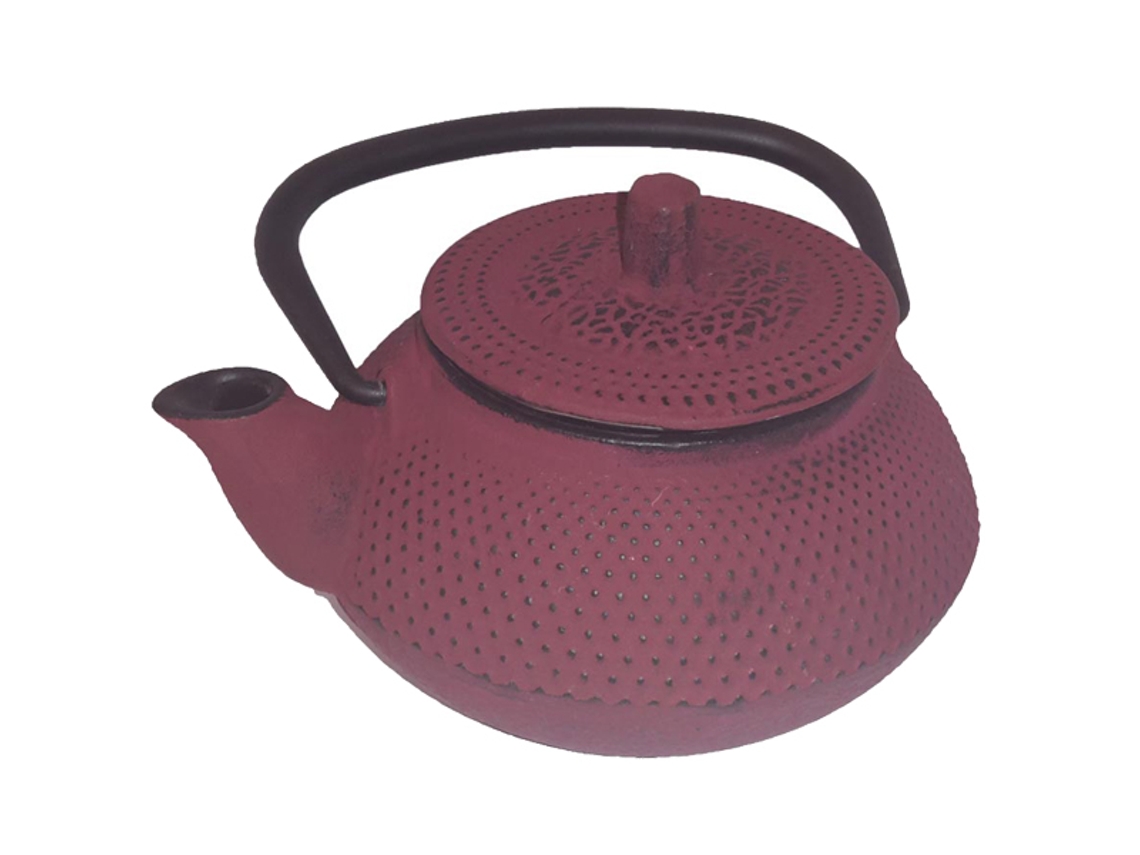 Tetera VIER Na034 0,34L Hierro Colado Rojo VIER