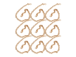 Cadena De Cobre De 9 Metros (32,8 Pies) Para Manualidades, Collares, Pulseras Y Joyería.