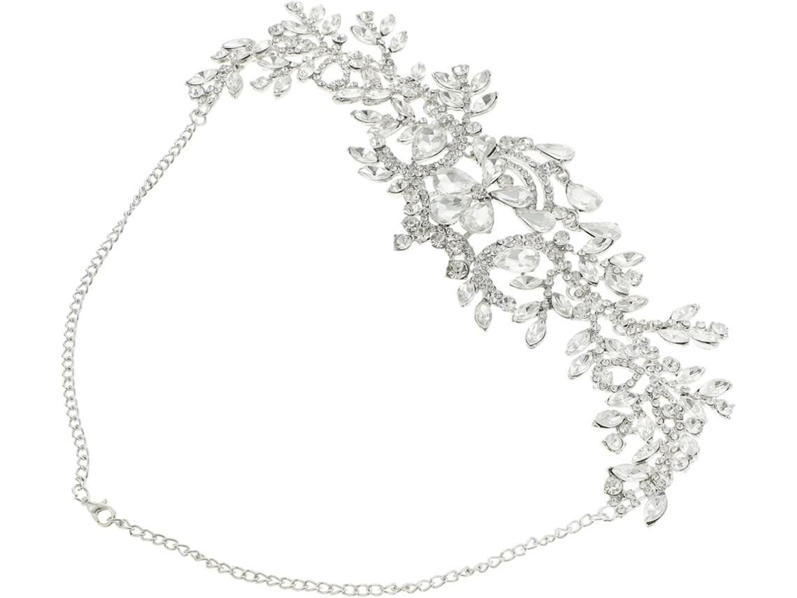 Diadema Con Pedrería Para Novia, Corona Para El Cabello, Elegante Accesorio Para El Cabello